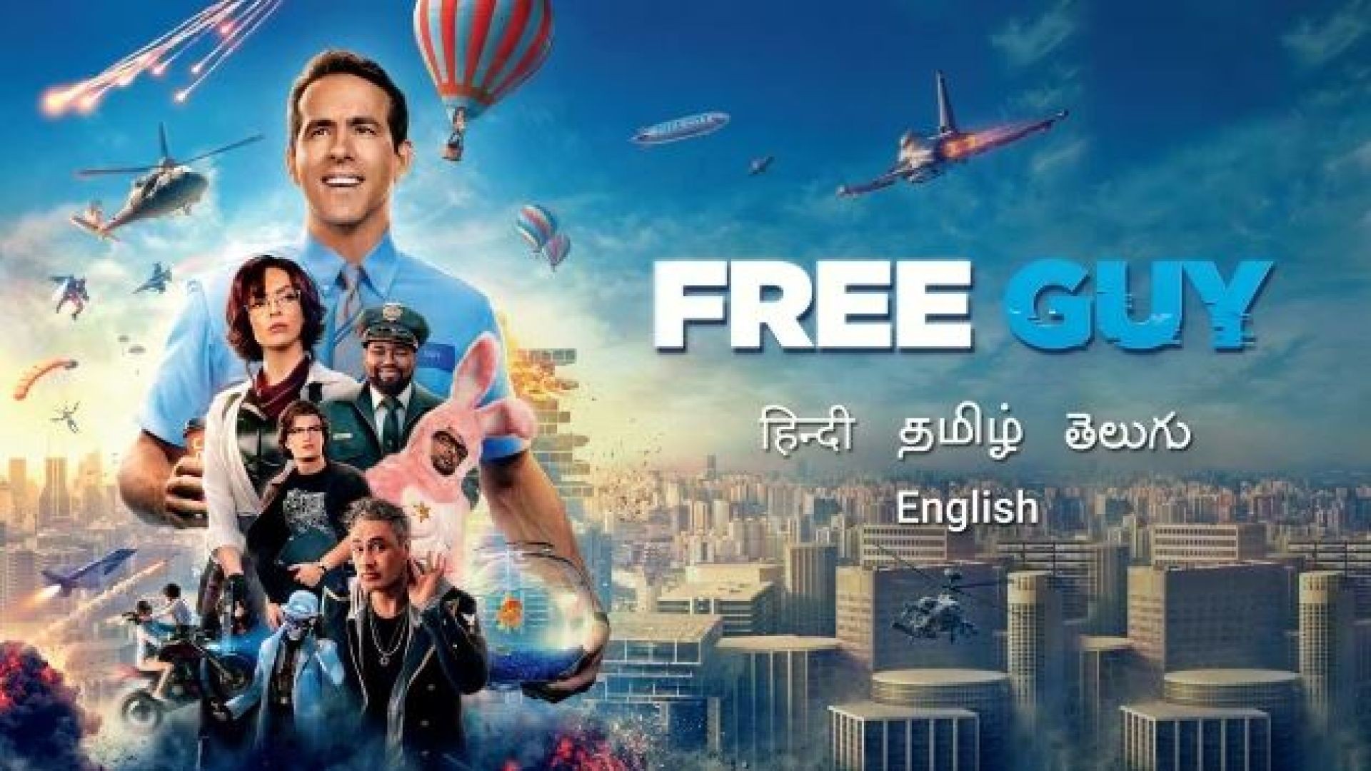 Free Guy (2021) Dual Audio [Hindi ORG & ENG] WEB-DL 480p